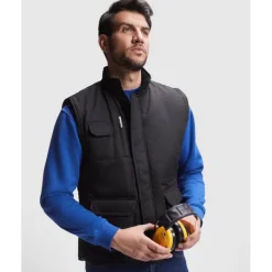 Gift Campaign Gilet da lavoro poliestere e cotone con colletto 200g/m2 Roly Almanzor> Smanicati