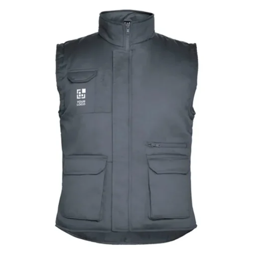 Gift Campaign Gilet da lavoro poliestere e cotone con colletto 200g/m2 Roly Almanzor> Smanicati
