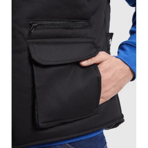Gift Campaign Gilet da lavoro poliestere e cotone con colletto 200g/m2 Roly Almanzor> Smanicati