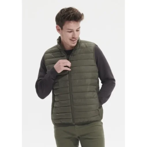Gift Campaign Gilet da uomo 280 g/m2 imbottito con piume d'oca SOL'S Stream> Smanicati