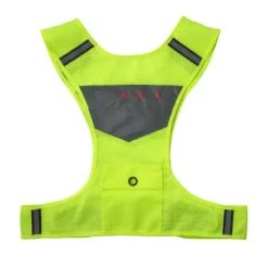 Gift Campaign Gilet d'emergenza giallo fluo alta visibilità in nylon 600 D con luci></noscript> Gilet Alta Visibilità|Gadget Per Bicicletta