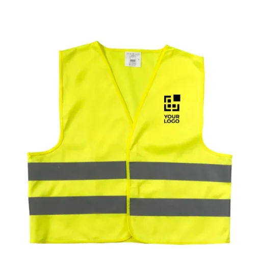 Gift Campaign Gilet giallo certificato EN1150 in poliestere 150D Visible Mini XS> Gadget Per Auto|Gilet Alta Visibilità