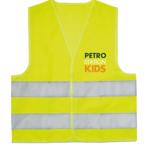 Gift Campaign Gilet per bambini con 2 bande rifrangenti Alta Visibilità Mini> Gilet Alta Visibilità