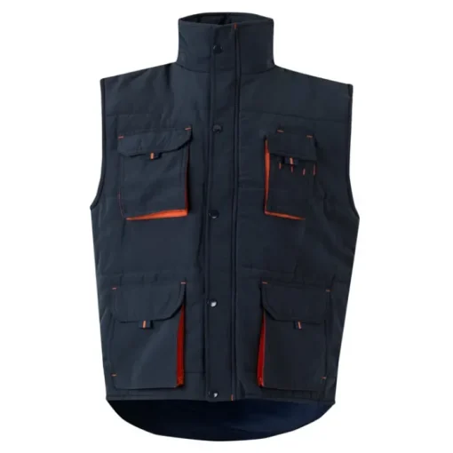 Gift Campaign Gilet imbottito da lavoro con 7 tasche in poliestere 120 g/m2 Velilla> Smanicati
