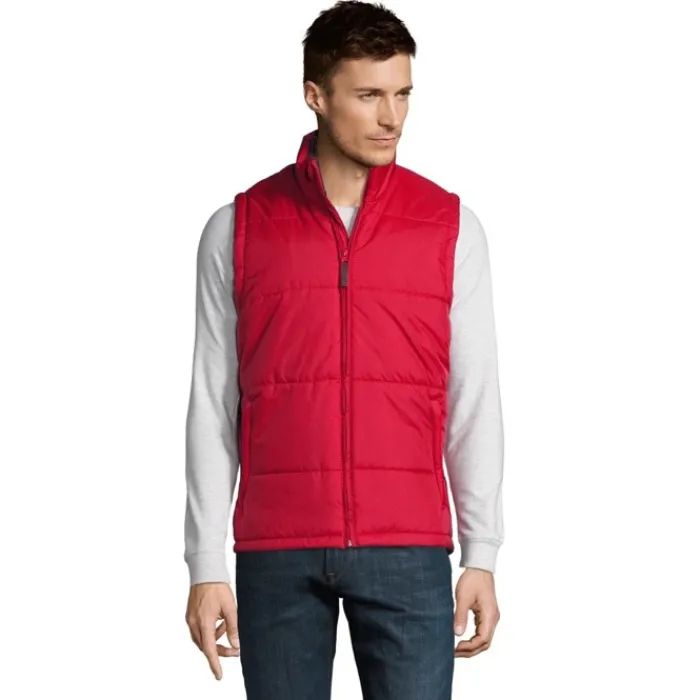 Gift Campaign Gilet imbottito impermeabile con esterno in poliammide 210T SOL'S Warm> Smanicati