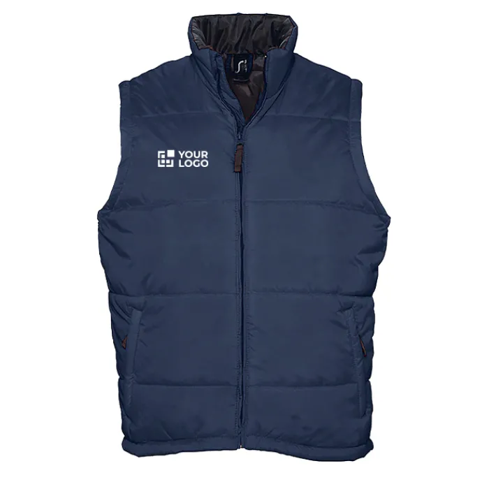 Gift Campaign Gilet imbottito impermeabile con esterno in poliammide 210T SOL'S Warm> Smanicati