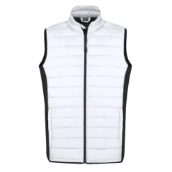 Gift Campaign Gilet imbottito in soft shell e poliestere con fianco e dettagli neri> Smanicati