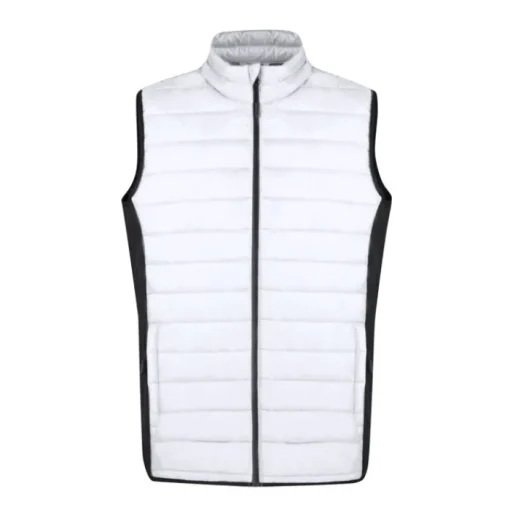 Gift Campaign Gilet imbottito in soft shell e poliestere con fianco e dettagli neri> Smanicati