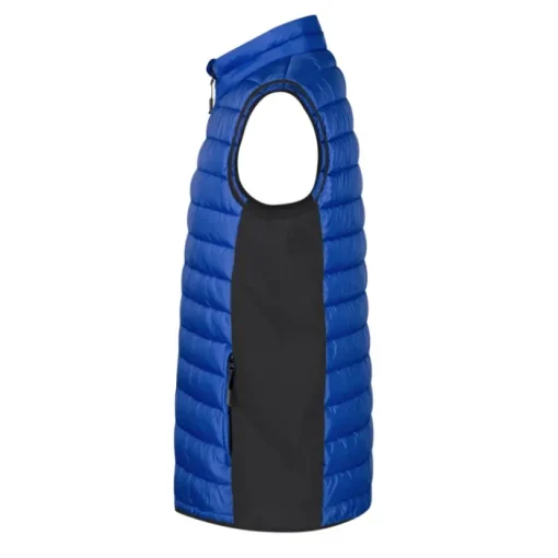 Gift Campaign Gilet imbottito in soft shell e poliestere con fianco e dettagli neri> Smanicati