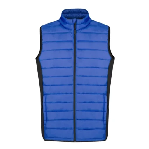 Gift Campaign Gilet imbottito in soft shell e poliestere con fianco e dettagli neri> Smanicati