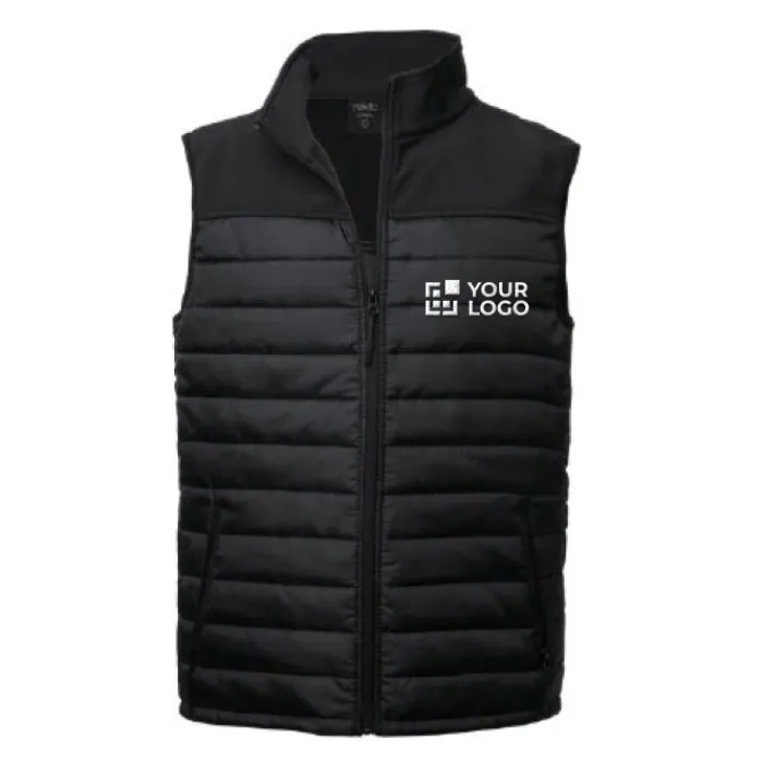 Gift Campaign Gilet impermeabile e traspirante in softshell e poliestere MKT Bordy> Smanicati