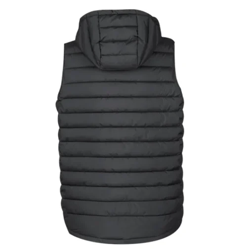 Gift Campaign Gilet in 100% rPET resistente all'acqua con cappuccio regolabile> Smanicati