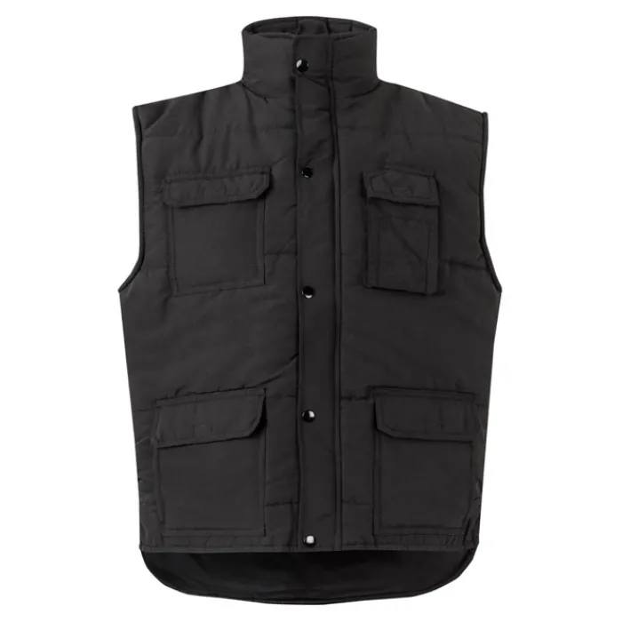 Gift Campaign Gilet multitasche imbottito in poliestere 220 g/m2 Velilla> Smanicati