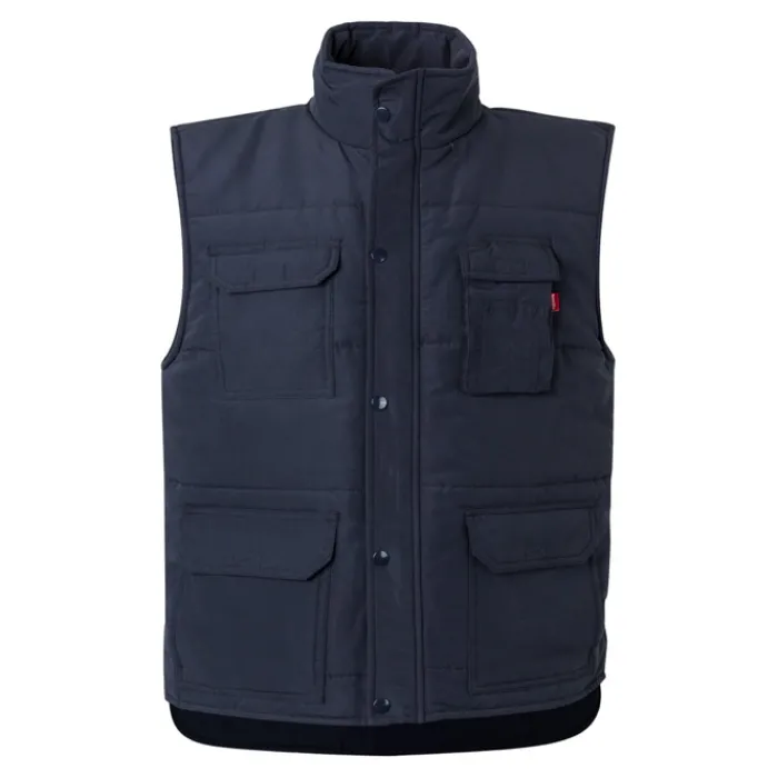 Gift Campaign Gilet multitasche imbottito in poliestere 220 g/m2 Velilla> Smanicati