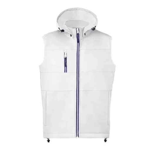 Gift Campaign Gilet soft shell con cappuccio e interno in micropile 300 g/m2> Smanicati