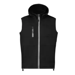 Gift Campaign Gilet soft shell con cappuccio e interno in micropile 300 g/m2></noscript> Smanicati