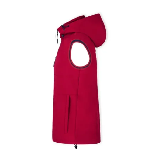 Gift Campaign Gilet soft shell con cappuccio e interno in micropile 300 g/m2> Smanicati