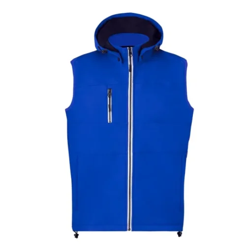 Gift Campaign Gilet soft shell con cappuccio e interno in micropile 300 g/m2> Smanicati