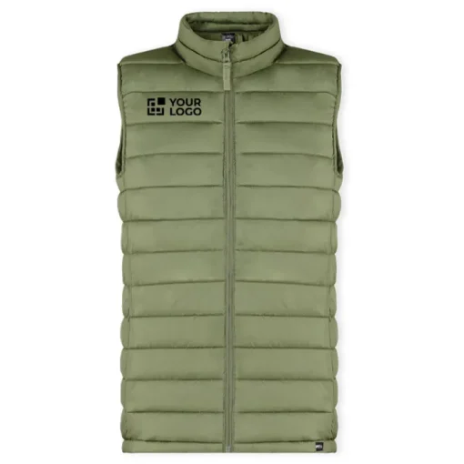 Gift Campaign Gilet unisex in poliestere RPET antivento e impermeabile MKT Rostol> Smanicati