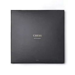 Gift Campaign Gioco degli scacchi design elegante in scatola personalizzabile nera> Giochi E Passatempo
