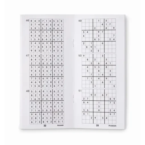 Gift Campaign Gioco del Sudoku pubblicitario in con 99 tessere Sudoku> Giochi E Passatempo