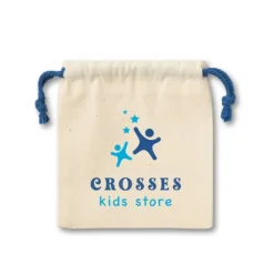 Gift Campaign Gioco del tris con tessere in legno in sacchetto coulisse tabellone> Gadget Per La Scuola|Giochi E Passatempo
