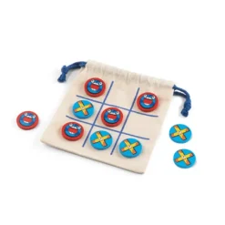 Gift Campaign Gioco del tris con tessere in legno in sacchetto coulisse tabellone></noscript> Gadget Per La Scuola|Giochi E Passatempo