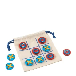 Gift Campaign Gioco del tris con tessere in legno in sacchetto coulisse tabellone></noscript> Gadget Per La Scuola|Giochi E Passatempo