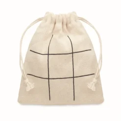 Gift Campaign Gioco del tris in legno con tessere rotonde in sacchetto di cotone></noscript> Giochi E Passatempo