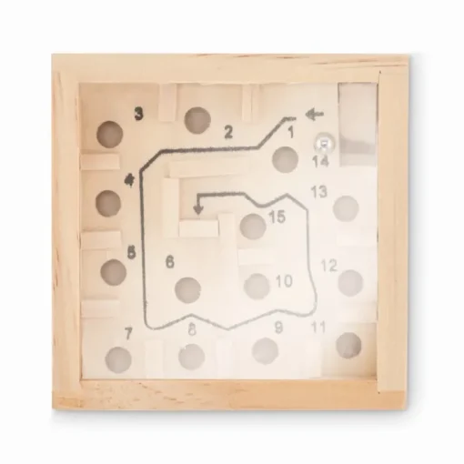 Gift Campaign Gioco di abilità labirinto in legno di pino da incidere con logo Maze> Regali Per Bambini|Giochi E Passatempo