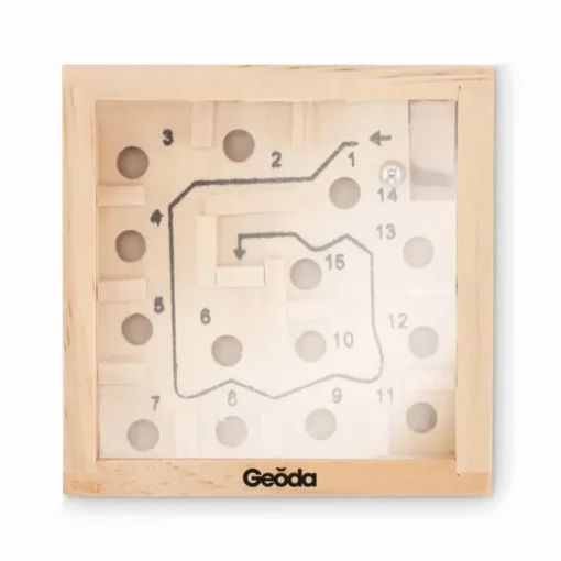 Gift Campaign Gioco di abilità labirinto in legno di pino da incidere con logo Maze> Regali Per Bambini|Giochi E Passatempo