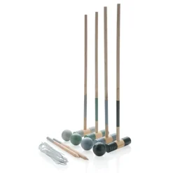 Gift Campaign Gioco in legno 4 persone in sacchetto cotone con logo Croquet Wooden> Giochi E Passatempo