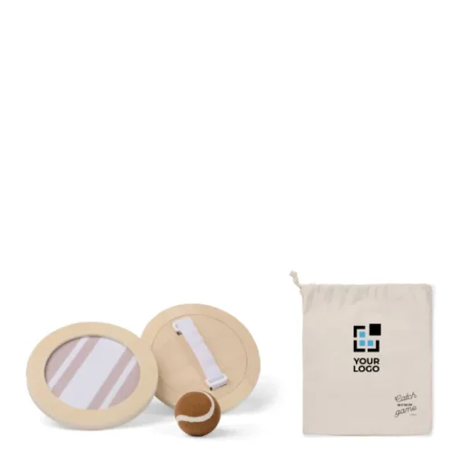 Gift Campaign Gioco in legno con racchette con velcro e palla con borsa inclusa> Giochi E Passatempo