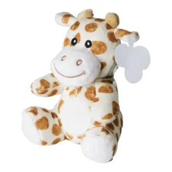 Gift Campaign Giraffa di peluche con etichetta personalizzabile con occhi ricamati> Peluche