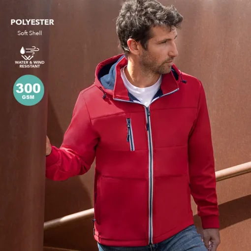 Gift Campaign Giubbino soft shell con collo alto e interno in micropolare 300 g/m2> Giubbotti
