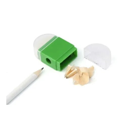 Gift Campaign Gomma da cancellare con temperino promozionale in colori assortiti> Gadget Per La Scuola|Gadget Per L'Ufficio