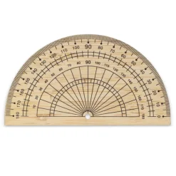 Gift Campaign Goniometro in bambù personalizzabile per disegno o geometria> Gadget Per L'Ufficio