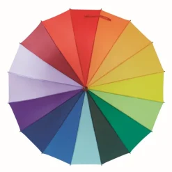 Gift Campaign Grande ombrello con motivo arcobaleno con 16 panelli Ø120 Rainbow Large></noscript> Ombrelli Da Golf