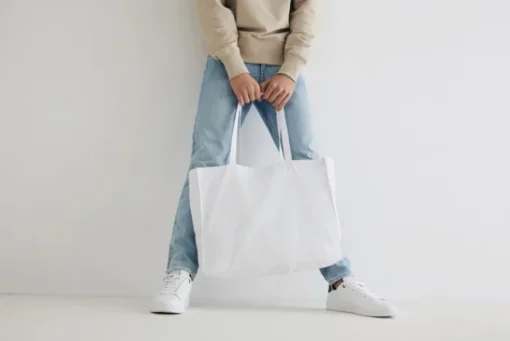 Gift Campaign Grandi shopper di cotone riciclato da stampare 145 g/m2 Waterless> Shopper In Cotone Personalizzate