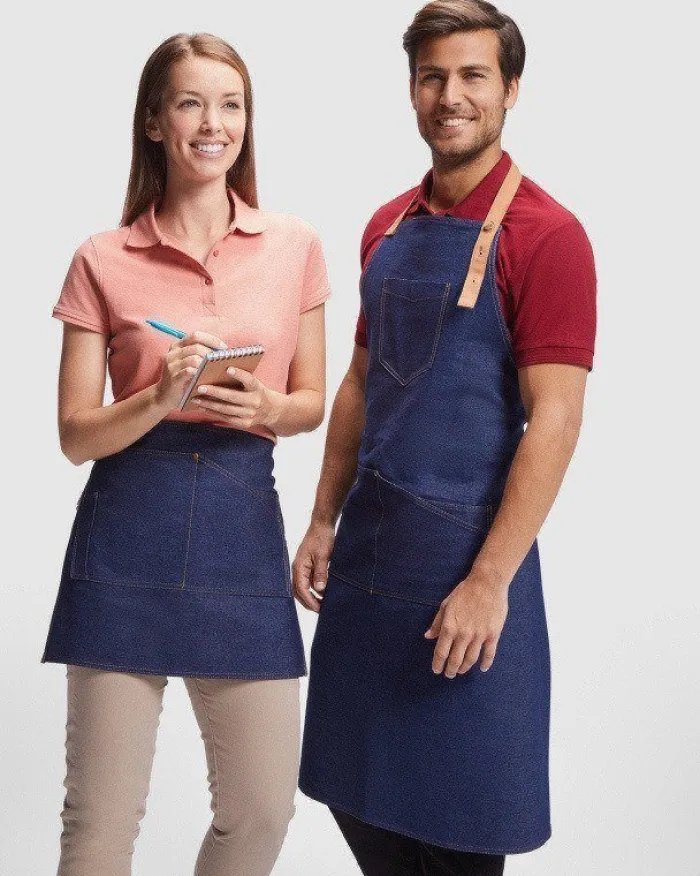 Gift Campaign Grembiule corto da lavoro per Horeca stile jeans 250 g/m2 Roly Dacosta> Grembiuli Personalizzati