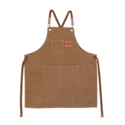 Gift Campaign Grembiule cotone e poliestere effetto denim e dettagli in PU 350g/m²></noscript> Grembiuli Personalizzati