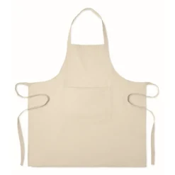 Gift Campaign Grembiule da cucina con tasca frontale in cotone riciclato 220 g/m2></noscript> Grembiuli Personalizzati