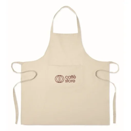 Gift Campaign Grembiule da cucina con tasca frontale in cotone riciclato 220 g/m2> Grembiuli Personalizzati