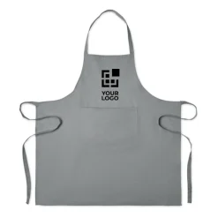 Gift Campaign Grembiule da cucina con tasca frontale in cotone riciclato 220 g/m2></noscript> Grembiuli Personalizzati
