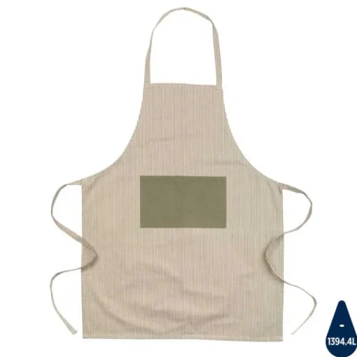 Gift Campaign Grembiule in cotone riciclato con tasca frontale 280 g/m2 Ukiyo Deluxe> Grembiuli Personalizzati