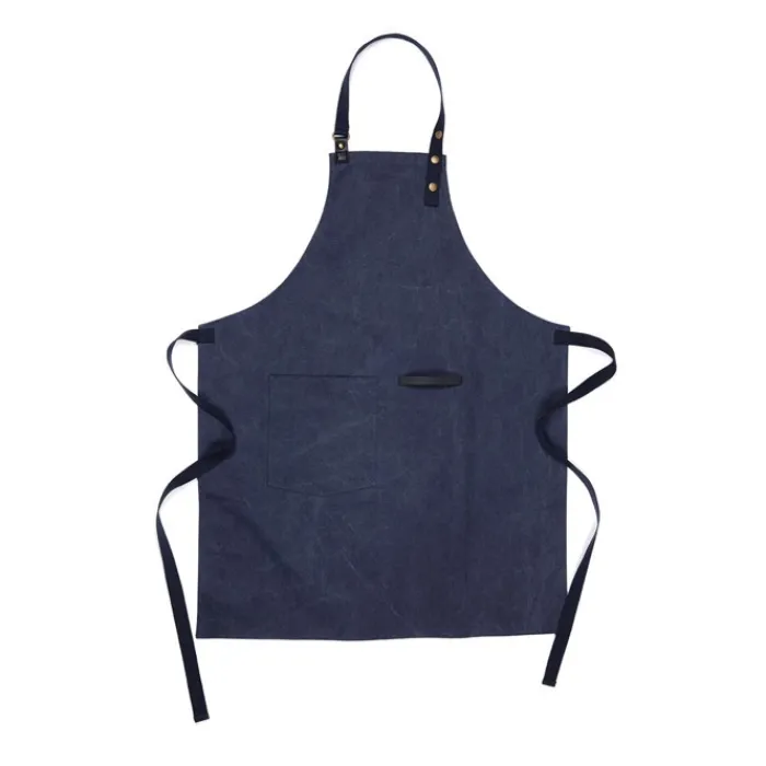 Gift Campaign Grembiule in cotone riciclato e poliestere con tasca frontale Ecochic> Gadget Ecologici|Grembiuli Personalizzati