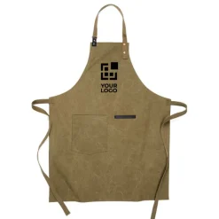 Gift Campaign Grembiule in cotone riciclato e poliestere con tasca frontale Ecochic><noscript><img width=