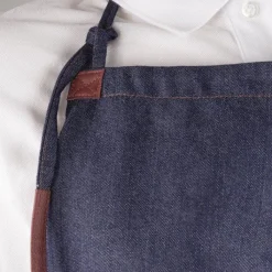 Gift Campaign Grembiule in denim di cotone con dettagli in PU 190 g/m2></noscript> Grembiuli Personalizzati