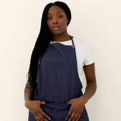 Gift Campaign Grembiule in denim di cotone con dettagli in PU 190 g/m2></noscript> Grembiuli Personalizzati