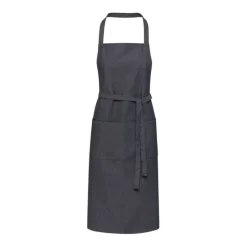 Gift Campaign Grembiule in stile denim con due tasche in cotone riciclato 320 g/m2> Grembiuli Personalizzati